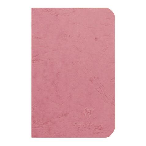 Cahier piqué Age Bag 9x14 cm 96 pages ligné - Rose antique