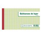 Manifold Quittances de loyer 12,5x21cm 50 feuillets tripli autocopiants