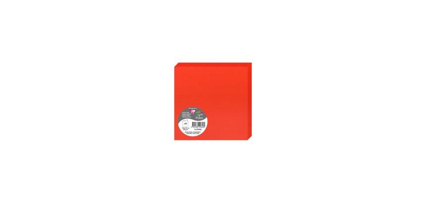 Paquet de 25 cartes pliées Pollen 135x135mm 210g/m²