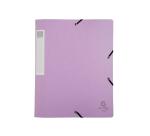 Boite de classement Cartobox livrée à plat Dos 40mm carte lustrée Aquarel - A4 - Couleurs assorties