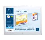 Valigetta portadocumenti con maniglia droso 40mm polipropilene Kreacover - 24x32cm - Bianco