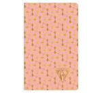 Carnet piqûre textile Neo Deco Collection Printemps-Été 7,5x12cm 48 pages ligné motifs assortis papier ivoire 90g - Assortis