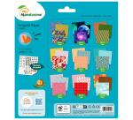 Origami Paper Geometric, 20 x 20 cm, 60F, 70g - Multicolore