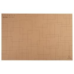 Deskmat rig cardboard 575x375cm Eterneco - Brown geometrical design