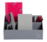 Trieur vertical / porte lettres 3 compartiments carton Teksto - Couleurs assorties