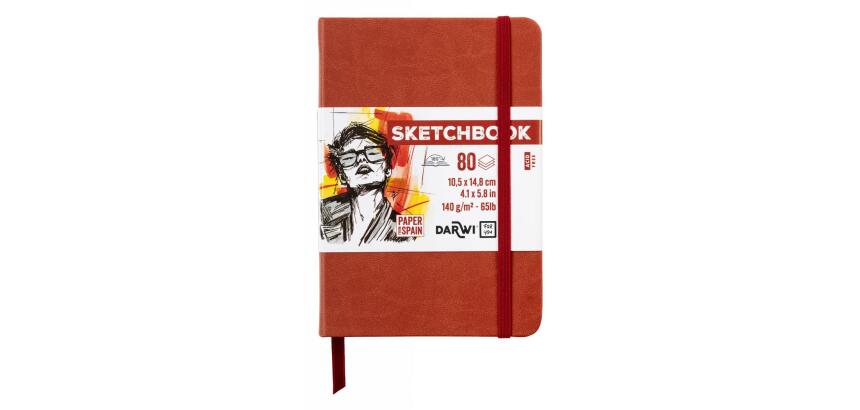 DFY Sketchbook A6 80F 140g - Terracotta