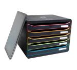 Module de classement Big Box Plus horizon 5 tiroirs Glossy