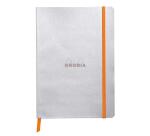 Rhodia Softcover Notebook - A5 - Dot - 80 Sheets - 90gsm - Silver