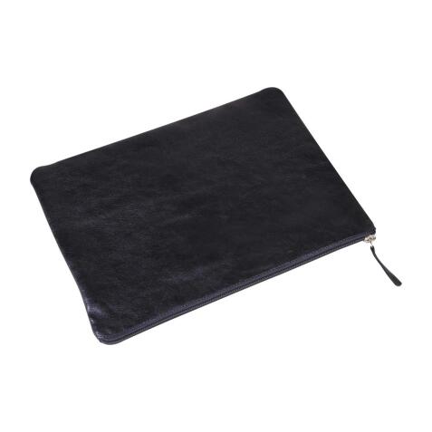 CUIRISÉ Pochette Plate Universelle 23x32 cm - Pétrole
