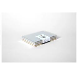 Coffret Pollen uni de 20 enveloppes 114x162mm + 20 cartes 110x155mm - Assortiment Chic - Assortiment