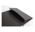 Webnotebook 9x14 cm 192 pages uni papier ivoire 90g fermeture élastique - Noir