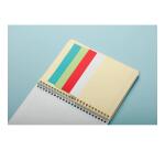 Pocket Book cahier reliure intégrale à élastique A5+ 120 pages détachables ligné Couleur aléatoire - Assortis