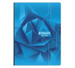 7000, Notitieschrift harde kaft genaaid 24x32cm 96 blad séyès70g. - Geassorteerde kleuren