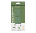 Rhodiarama support pour téléphone mobile simili cuir italien 13x8x8,5 cm - Sauge