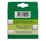 Etuis de 600 autocollants double face - Blanc