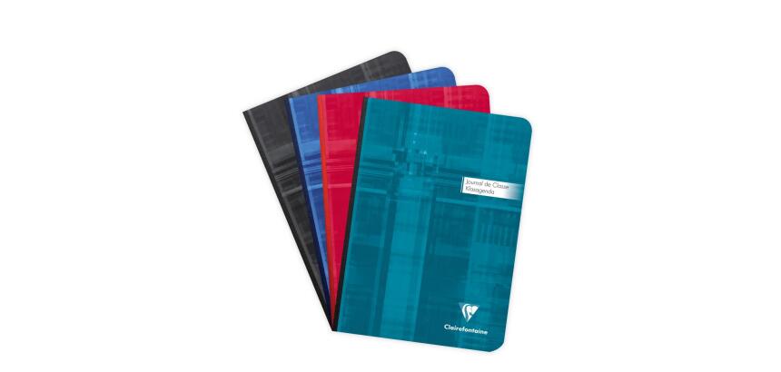Journal de classe A5 240 pages pré-imprimé Couleur aléatoire - Assortis