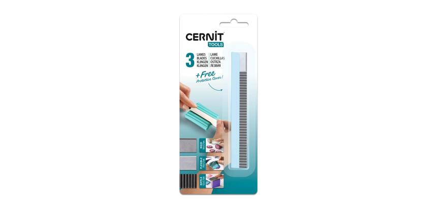 Cernit jeu de lames 3 pces - Acier