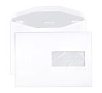 Boite de 500 Enveloppes Blanches C5-162x229mm - Gommées Mécanisables - 80g/m2 - Fenêtre 45x100 (position 62/20) - pour machine de mise sous pli automatique - Blanc