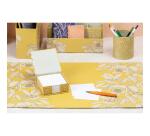 Jardin des Sens, Bloc cube 11x11x4cm contenant 300 feuillets unis 9,8x9 ,8 cm