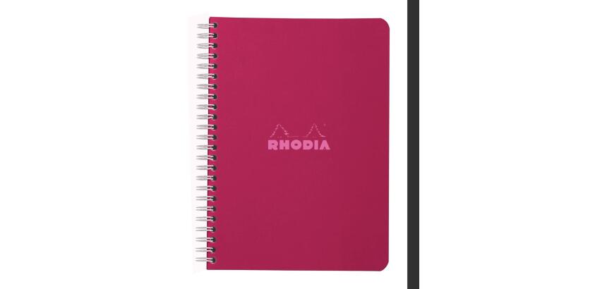 Rhodia spiraalgebonden notitieboekje A5 Colors Pruim 14,8 x 21 cm - Pruim