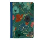 Gaïa bleu, Carnet cousu fil 9x14cm, 96 pages, ligné, ass.