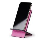 Rhodiarama support pour téléphone mobile simili cuir italien 13x8x8,5 cm - Lilas