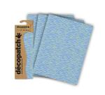 Pochette 3 Feuilles Identiques Ref 836 - Bleu