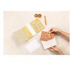 Jardin des Sens, Set de correspondance 12x16,5 cm contenant 8 cartes simples 11x15,5 cm assorties et 8 enveloppes Pollen C6 blanc naturel