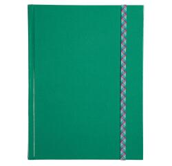 Schrift Iderama 220 x 170 mm 192 pagina's gelijnd - groen