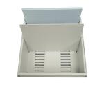 Bac à fiches "K" DIN A7 - Gris lumière