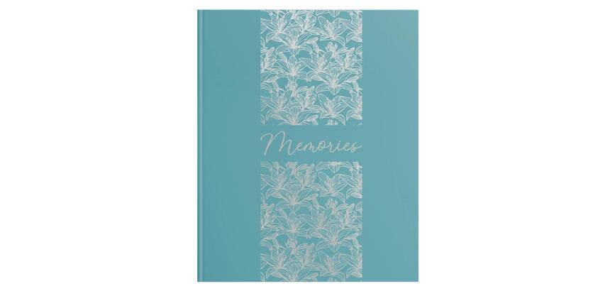 Livre d'or 100 pages tranche argent Titane