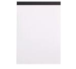 Rhodia Touch - Maya Pad - bloc agrafé A5 50f uni papier Maya blanc 120g - Noir