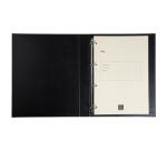 Reliure registre 32x26cm 4 anneaux avec recharges de 100 feuillets - Registre des décisions - Noir