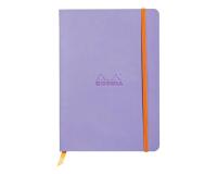 Rhodiarama carnet souple A5 160 pages dot papier ivoire 90g fermeture élastique - Iris