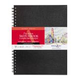 Alpha Series carnet spiralé 50F 22,9x30,5cm 150g - Blanc