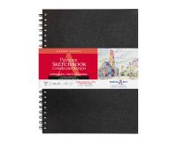 Alpha Series carnet spiralé 50F 22,9x30,5cm 150g - Blanc