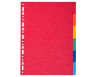 Dividers A4 220g 6P Bright - Assorted colours