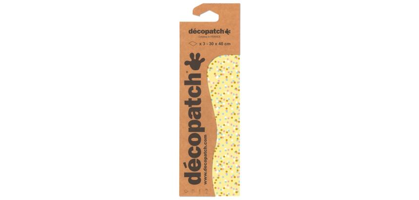 Pochette 3 Feuilles Identiques Ref 746 - Jaune