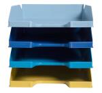 Set de 4 corbeilles-à-courrier Combo Midi Bee Blue - Couleurs assorties