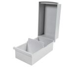 Boîte à fiches "K" DIN A7 - Gris lumière