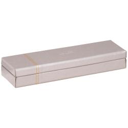 Rhodiarama plumier simili cuir italien 21x5,5x3 cm - Argent