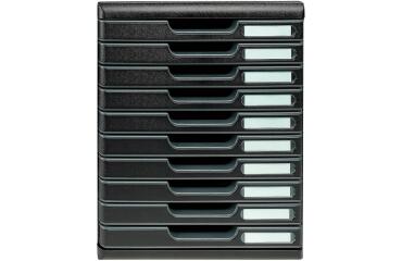 MODULO A4 - 10 drawers ECOBlack black - Black