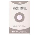 Estuche Exacompta de 100 fichas Exacompta bristol - cuadricula 5x5 sin taladro 125x200mm - Blanco