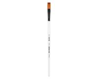 Darwi For You Pinceau long plat 10 mm T 10 - Blanc