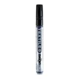 DARWI Marqueur Peinture Textile Opaque Pointe Conique Fine 2mm - Noir