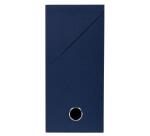 Boite de classement dos 120 mm papier toilé - Bleu foncé
