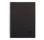 Cahier reliure intégrale Linicolor INTENSIVE A4 100 pages petits carreaux couverture plastique polypropyène rainuré Couleur aléatoire - Assortis