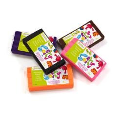 Softy lot 5 pains 500g coul.additionnel - Multicolore