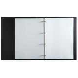 Reliure registre 32x26cm 4 anneaux avec recharge Assemblées Générales - Noir