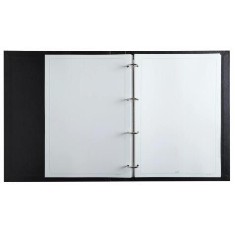 Reliure registre 32x25cm 4 anneaux avec recharge Assemblées Générales (recharge 5419E)